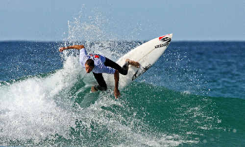 WELL DONE: Corey Ziems shows the style which won him the QCC title at Coolum last weekend. WELL DONE: Corey Ziems shows the style which won him the QCC title at Coolum last weekend.